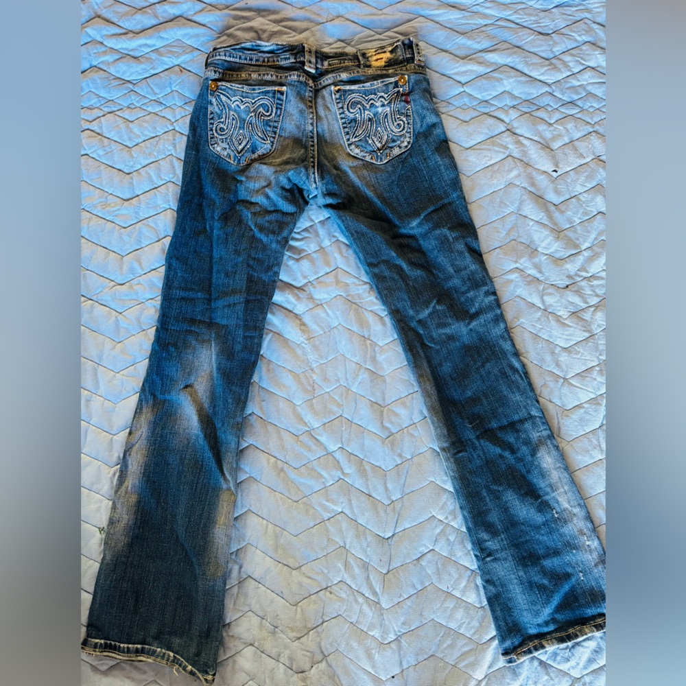 MEK factory distressed Y2K bootcut jeans | 29L